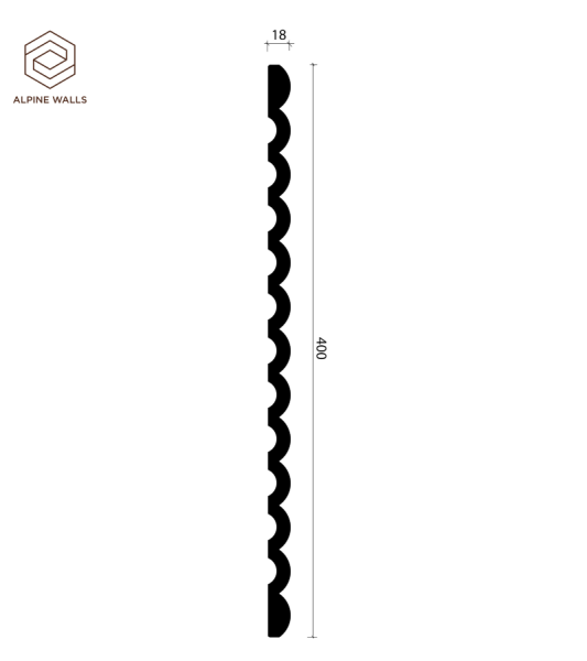 Декоративная панель Alpine Walls LineArt ECO7103